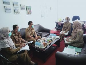 Pertemuan Ka. UPTD IFKA Dinkes dengan Bapenda Provinsi Lampung