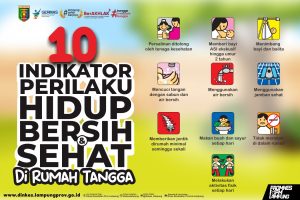 10 Indikator Perilaku Hidup Bersih & Sehat - Dinas Kesehatan Provinsi Lampung