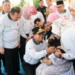 Pencanangan Pekan Imunisasi Nasional Polio Tahun 2024 di Provinsi Lampung, berjalan meriah