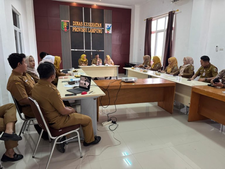 Koordinasi Tim Infokom Dinas Kesehatan Provinsi Lampung: Penguatan Sinergi dan Optimalisasi Komunikasi Publik Kesehatan